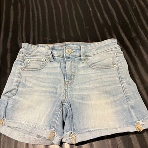 American Eagle Outfitters Light Blue Jean Shorts